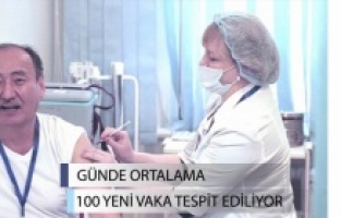 Kırgızistan Sağlık Bakanı Beyşenaliyev'e ilk Covid aşısı yapıldı