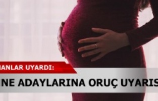 Gebelere "oruç" uyarısı: Uzun süreli açlıklar riskli olabilir
