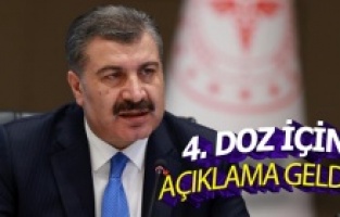 Bakan Koca'dan dördüncü doz açıklaması