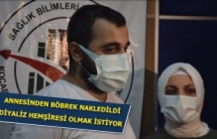 Böbrek nakli olan genç, şimdi diyaliz hemşiresi olmak istiyor