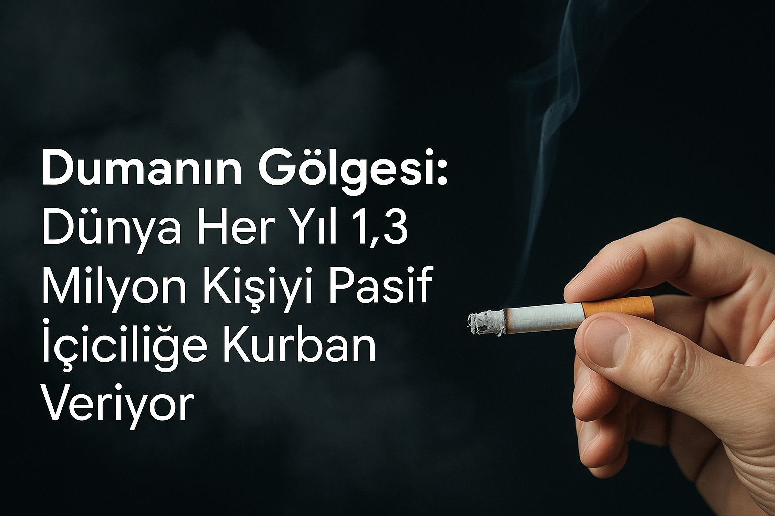 Pasif sigara içiciliği artık sadece bir “yan etki” değil; her