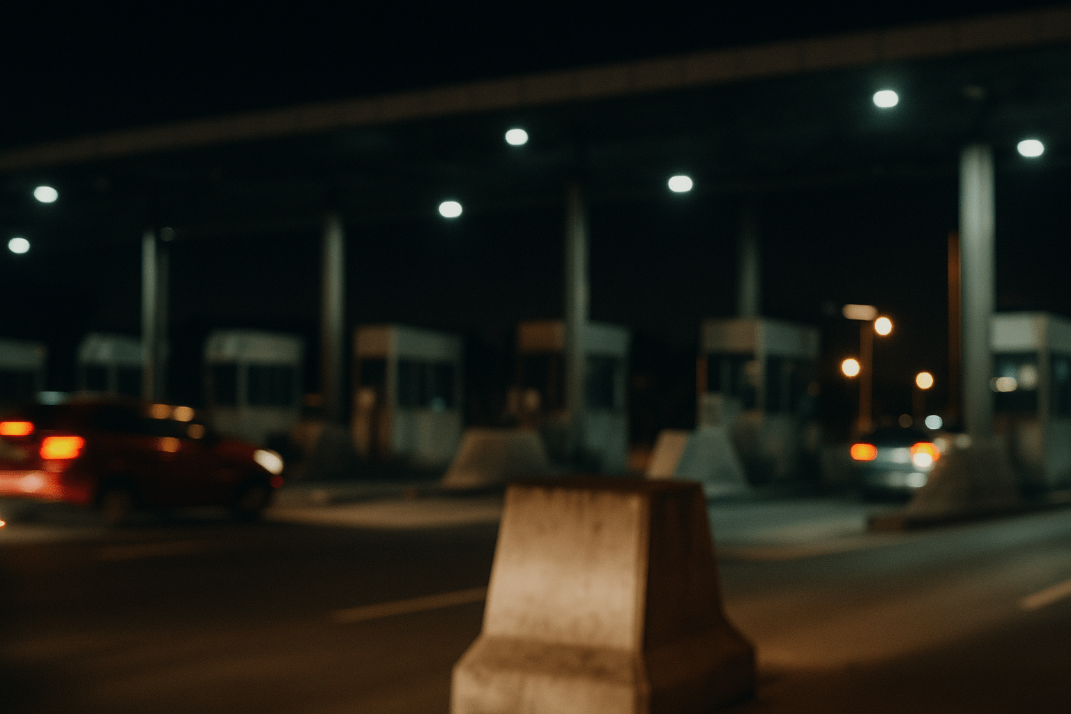 Son aylarda otoyol gişelerinde yaşanan kazalarda araçların özellikle gece saatlerinde