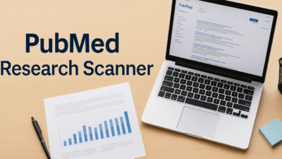 Açık kaynaklı olarak geliştirilen PubMed Research Scanner, PubMed makale taramalarını